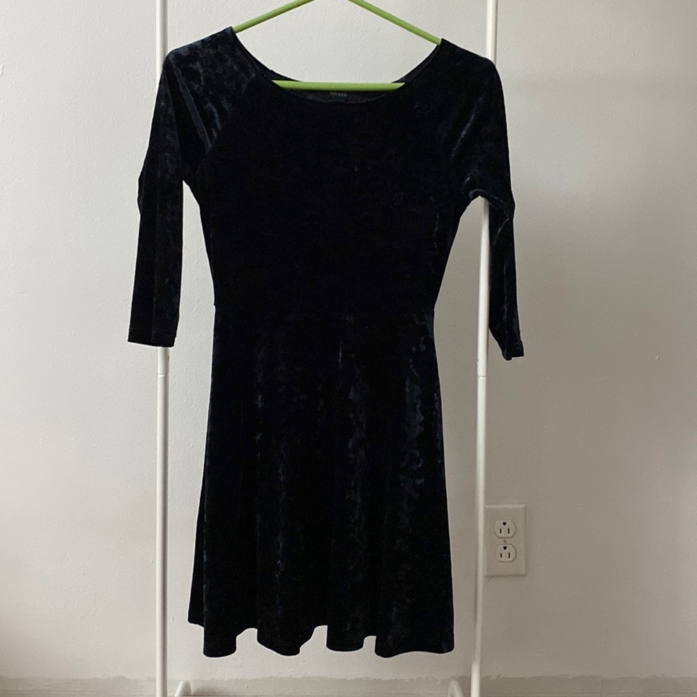 Forever 21 Velvet Skater Dress